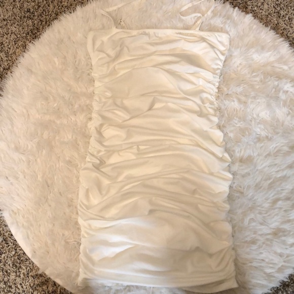 White Mini Dress - Picture 3 of 3